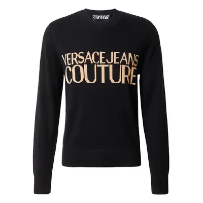 Versace Jeans Couture Pulóver cappuccinobarna / fekete