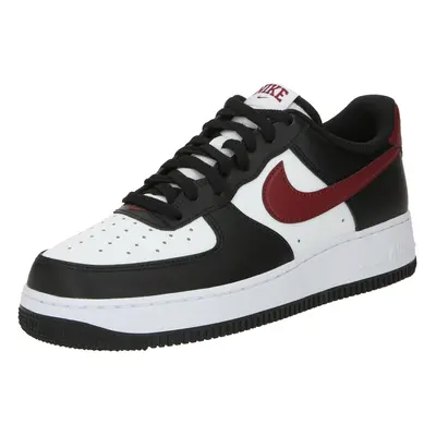 Nike Sportswear Rövid szárú sportcipők 'AIR FORCE '07' bordó / fekete / fehér