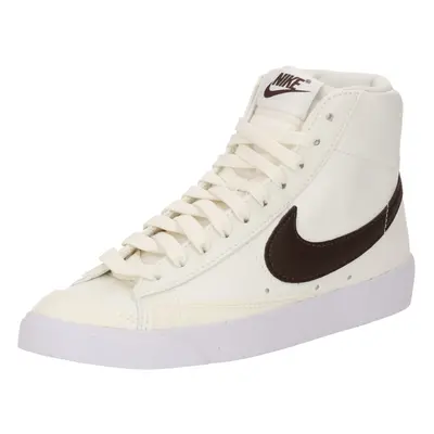 Nike Sportswear Magas szárú sportcipők 'Blazer Next Nature' világos bézs / fekete