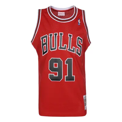 Mitchell & Ness Funkcionális felső 'DENNIS RODMAN' tűzpiros / fekete / fehér