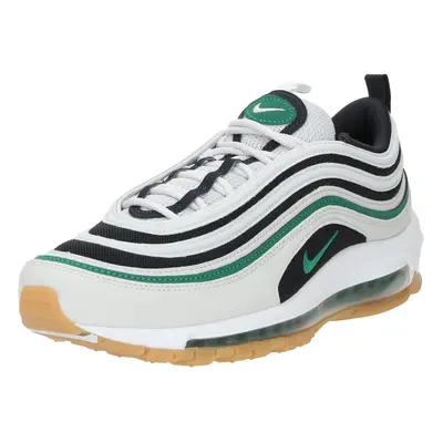 Nike Sportswear Rövid szárú sportcipők 'Air Max 97' világosszürke / sötétzöld / fekete