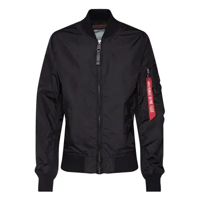 ALPHA INDUSTRIES Átmeneti dzseki tűzpiros / fekete