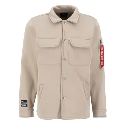 ALPHA INDUSTRIES Átmeneti dzseki világos bézs / piros / fekete / fehér