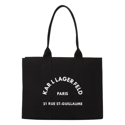 Karl Lagerfeld Shopper táska fekete / fehér