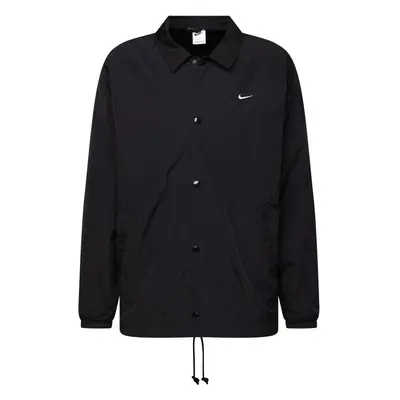 Nike Sportswear Átmeneti dzseki 'COACHES' fekete / fehér