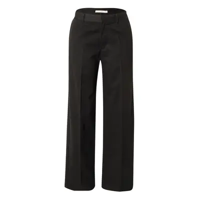 LEVI'S ® Ráncos nadrág 'Baggy Trouser' fekete