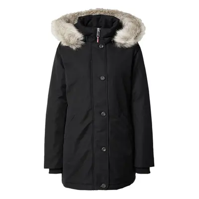 TOMMY HILFIGER Téli parka szürke / fekete