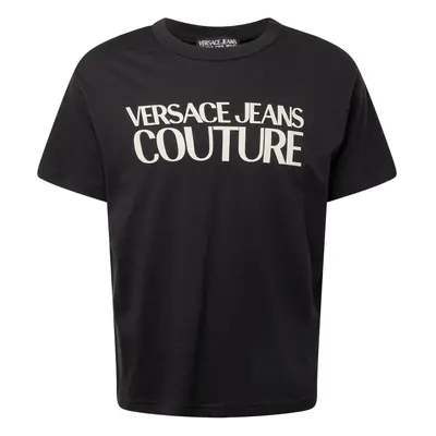 Versace Jeans Couture Póló fekete / fehér