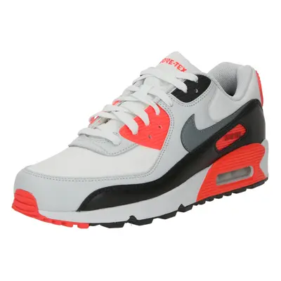 Nike Sportswear Rövid szárú sportcipők 'AIR MAX 90' szürke / világosszürke / fekete / fehér