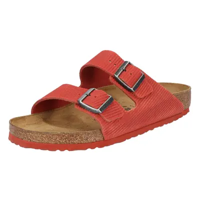 BIRKENSTOCK Papucs 'Arizona' piros / ezüst