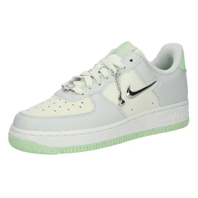 Nike Sportswear Rövid szárú sportcipők 'AIR FORCE 1' bézs / azúr / citromzöld