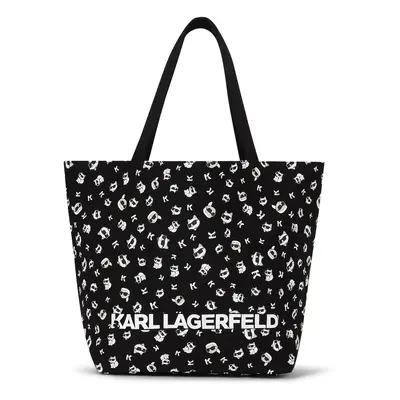 Karl Lagerfeld Shopper táska fekete / fehér