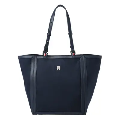 TOMMY HILFIGER Shopper táska 'ESSENTIAL' tengerészkék / arany