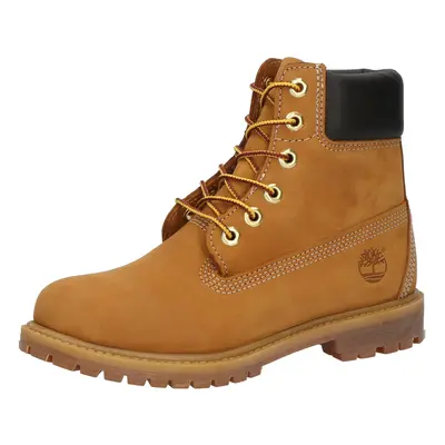 TIMBERLAND Fűzős rövid szárú csizmák aranysárga / fekete