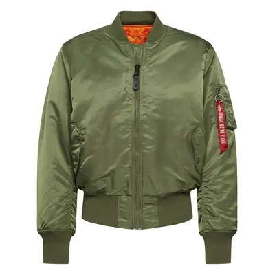 ALPHA INDUSTRIES Átmeneti dzseki 'MA-1' khaki / piros / fehér