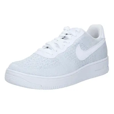 Nike Sportswear Rövid szárú sportcipők 'AF1 FLATKNIT' világosszürke / fehér