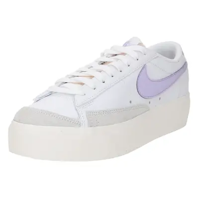 Nike Sportswear Rövid szárú sportcipők 'Blazer' világosszürke / levendula / fehér