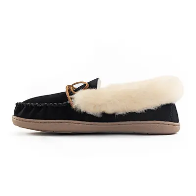 Minnetonka Mokaszin 'Alpinsheepskin' krém / világosbarna / fekete