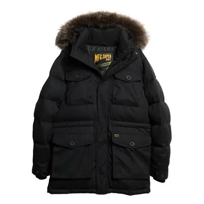 Superdry Téli parka 'Chinook' világosbarna / sárga / fekete