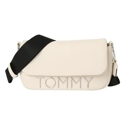 Tommy Jeans Válltáska 'BOLD' bézs / ezüst