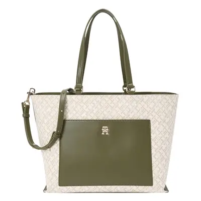 TOMMY HILFIGER Shopper táska bézs / teveszín / ekrü / olíva