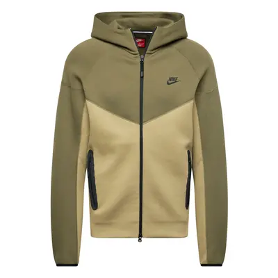 Nike Sportswear Tréning dzseki 'TCH FLC' khaki / olíva / fekete