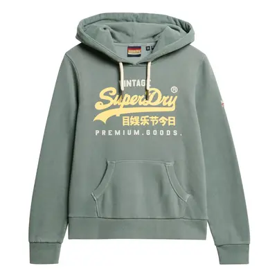 Superdry Tréning póló curry / szürke / fehér