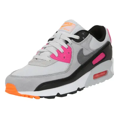 Nike Sportswear Rövid szárú sportcipők 'AIR MAX 90' világosszürke / rózsaszín / fekete