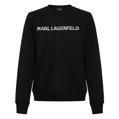 Karl Lagerfeld Tréning póló fekete / fehér