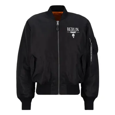 ALPHA INDUSTRIES Átmeneti dzseki 'Berlin Candy' sárga / fekete