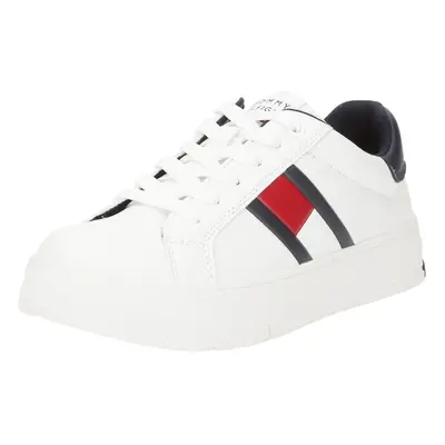 TOMMY HILFIGER Sportcipő tengerészkék / piros / fekete / fehér