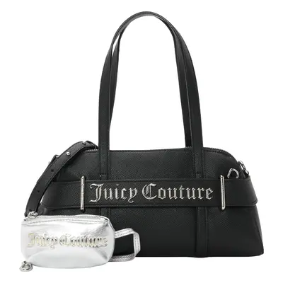 Juicy Couture Válltáskák 'Jasmine Bugatti' fekete / ezüst