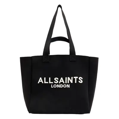 AllSaints Shopper táska 'IZZY' fekete / fehér