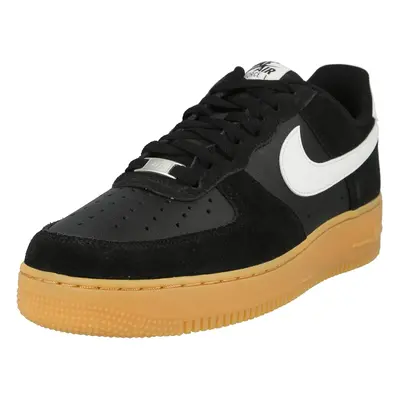 Nike Sportswear Rövid szárú sportcipők 'AIR FORCE '07 LV8' fekete / piszkosfehér