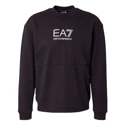 EA7 Emporio Armani Tréning póló fekete / fehér