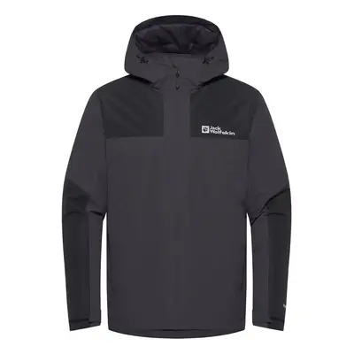 JACK WOLFSKIN Kültéri kabátok 'JASPER' grafit / fekete