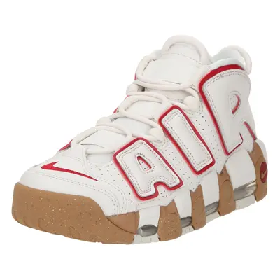 Nike Sportswear Rövid szárú sportcipők 'Air More Uptempo' piros / fehér