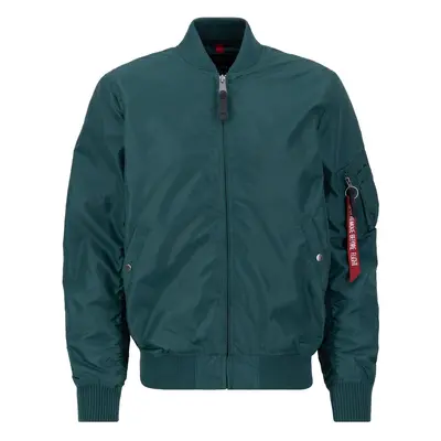 ALPHA INDUSTRIES Átmeneti dzseki 'MA-1 TT' zöld / vérvörös / fehér