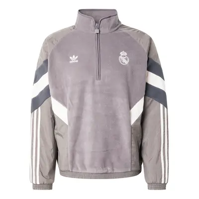 ADIDAS ORIGINALS Átmeneti dzseki 'Real Madrid 24/25' barna / sötétszürke / fehér