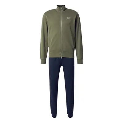 EA7 Emporio Armani Jogging ruhák sötétkék / zöld / fehér