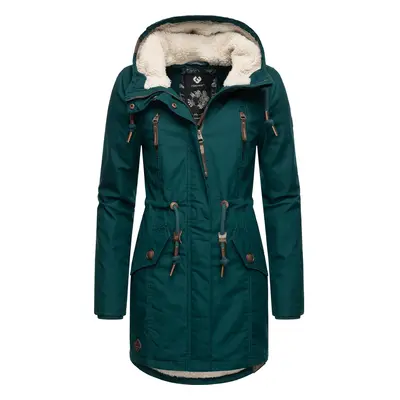 Ragwear Téli parka 'Elsie' barna / benzin