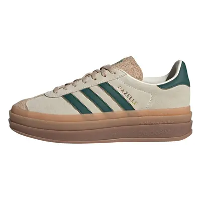 ADIDAS ORIGINALS Rövid szárú sportcipők 'Gazelle Bold' világos bézs / arany / sötétzöld