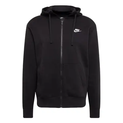 Nike Sportswear Tréning dzseki 'Club Fleece' fekete