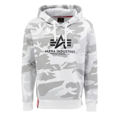 ALPHA INDUSTRIES Tréning póló szürke / világosszürke / fekete / fehér