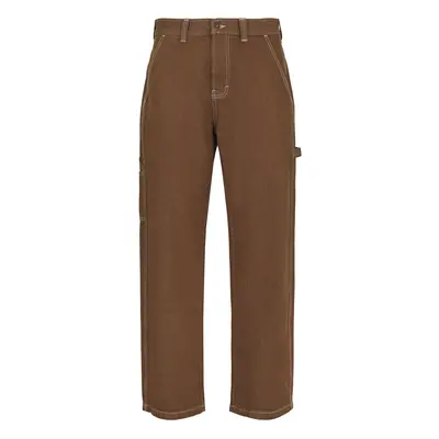 DICKIES Cargo nadrágok 'STEVENSVILLE CARPENTER' barna / fehér