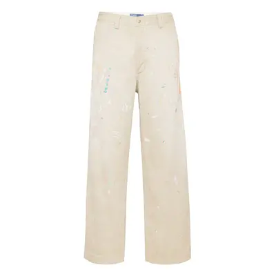 Polo Ralph Lauren Chino nadrág bézs / világoskék / narancs / burgundi vörös