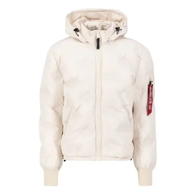 ALPHA INDUSTRIES Átmeneti dzseki piros / fehér / természetes fehér