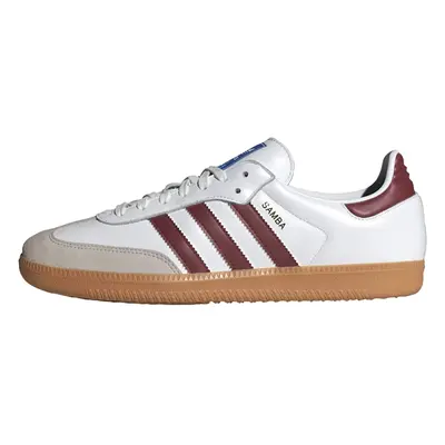 ADIDAS ORIGINALS Rövid szárú sportcipők 'Samba' taupe / borvörös / fehér