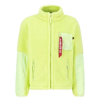 ALPHA INDUSTRIES Átmeneti dzseki 'Sherpa' neonsárga / piros