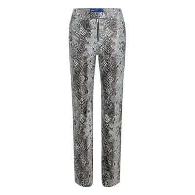 KARL LAGERFELD JEANS Nadrág 'Snake' szürke / fekete